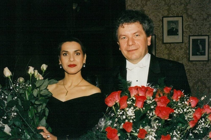 Jiří Bělohlávek s Dagmar Peckovou